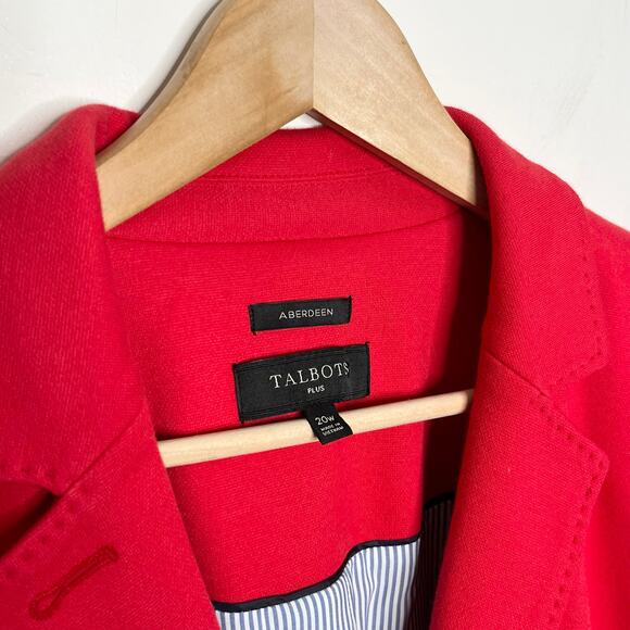 Talbots tomato 🍅 Red Blazer NWOT, Never Worn - Picture 6 of 13